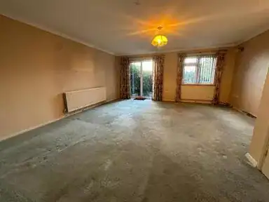 Clean and cleared room after clearance in Welwyn Garden City, Hertfordshire