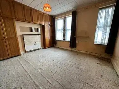 Clean and cleared room after clearance in Hatfield, Hertfordshire