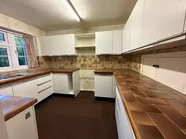 Clean and cleared room after clearance in Hertford, Hertfordshire