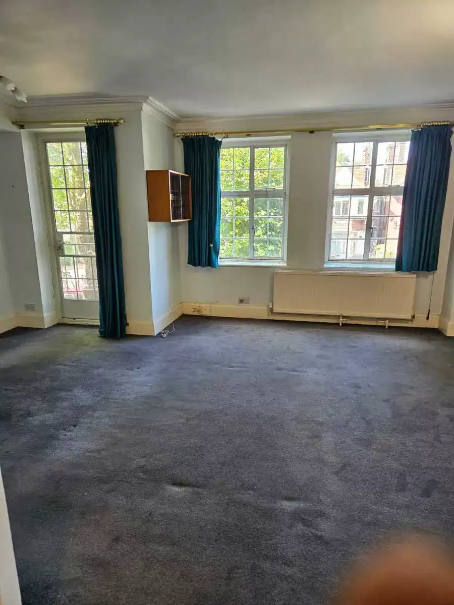 Clean and cleared room after clearance in Barnet, North London