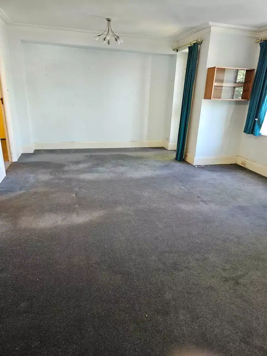 Clean and cleared room after clearance in St Albans, Hertfordshire